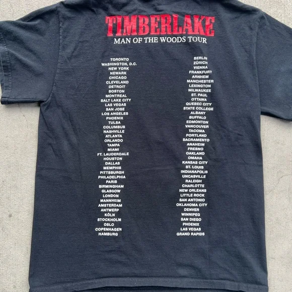 Black Graphic Tee - Justin Timberlake - Man of the Woods - Picture 6 of 10